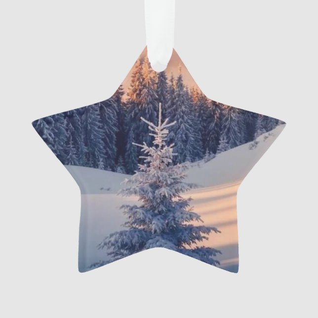 Weihnachtsbaum, Sterne Ornament (Vorderseite)