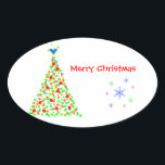 Weihnachtsbaum - Sticker<br><div class="desc">Weihnachtsbaum - Sticker.  Frohe Farben</div>
