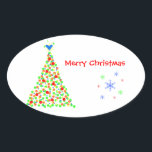 Weihnachtsbaum - Sticker<br><div class="desc">Weihnachtsbaum - Sticker.  Frohe Farben</div>