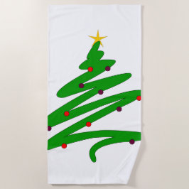 Weihnachtsbaum Strandtuch