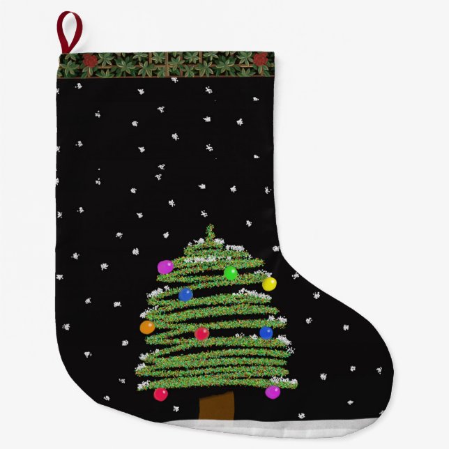 Weihnachtsbaum - Strumpf Großer Weihnachtsstrumpf (Vorderseite)