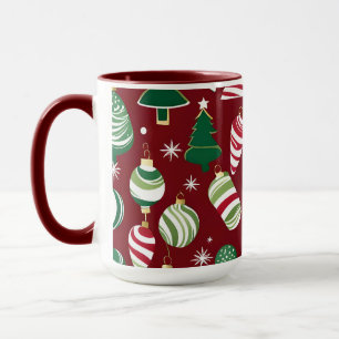 Weihnachtsbaum Süßigkeiten Ornamente Kaffeetasse