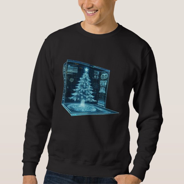 Weihnachtsbaum Sweatshirt (Vorderseite)