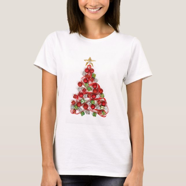 Weihnachtsbaum-T - Shirt (Vorderseite)