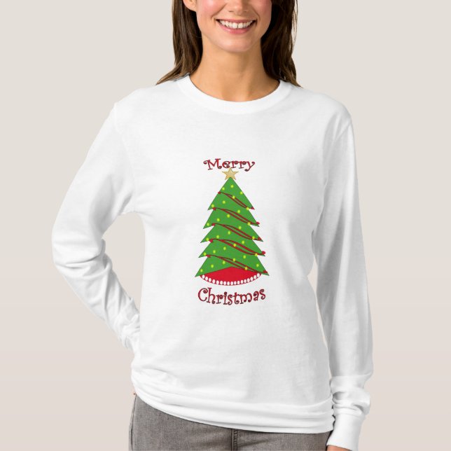 Weihnachtsbaum T-Shirt (Vorderseite)