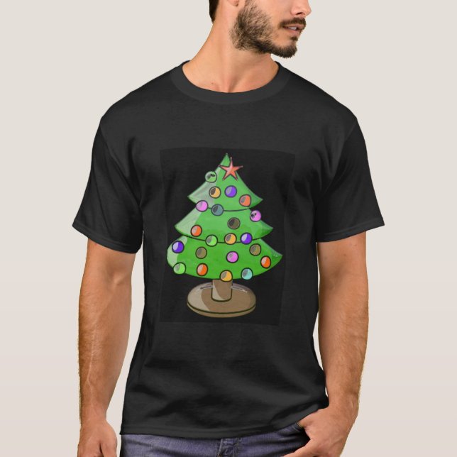 Weihnachtsbaum T-Shirt (Vorderseite)
