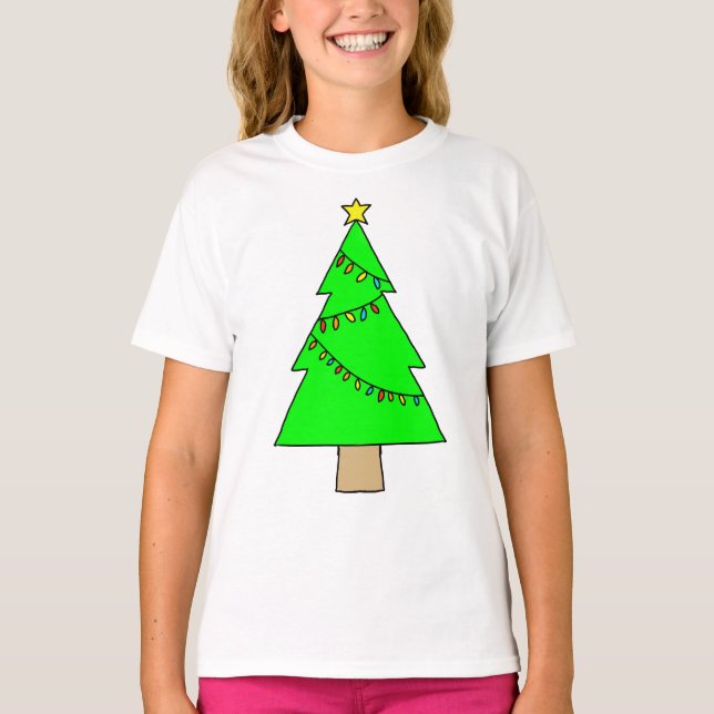 Weihnachtsbaum  T-Shirt (Vorderseite)