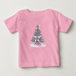 Weihnachtsbaum-T-Shirt des Babys Baby T-shirt