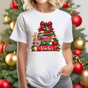 Weihnachtsbaum-T-Shirt für Lehrer T-Shirt