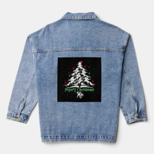 Weihnachtsbaum-T - Shirt, Weihnachtspferd Jeansjacke