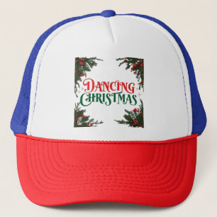 Weihnachtsbaum - Tanzweihnachtsmann Truckerkappe