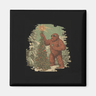Weihnachtsbaum Tarot Xmas Sasquatch Magnet