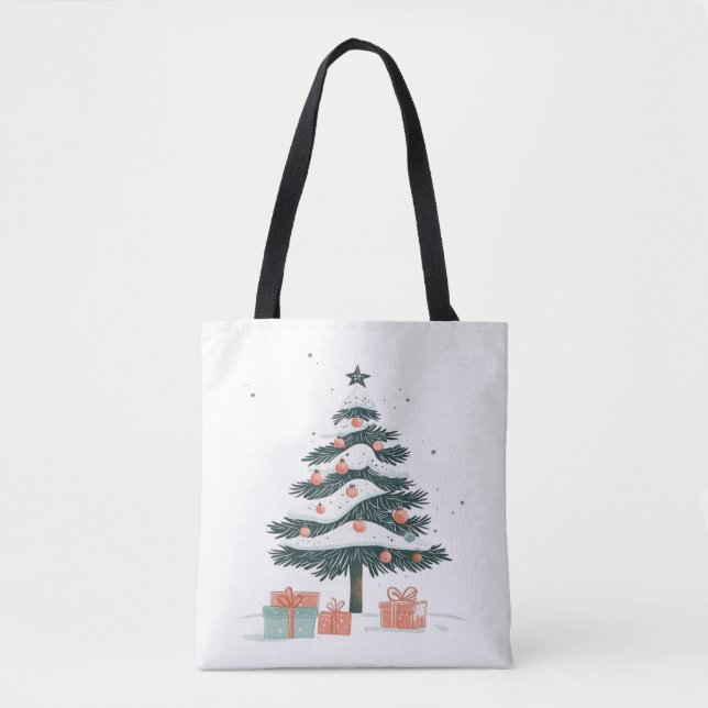 Weihnachtsbaum Tasche (Vorderseite)