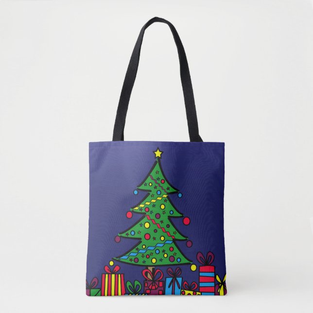 Weihnachtsbaum Tasche (Vorderseite)