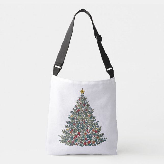 Weihnachtsbaum-Tasche Tragetaschen Mit Langen Trägern (Vorderseite)