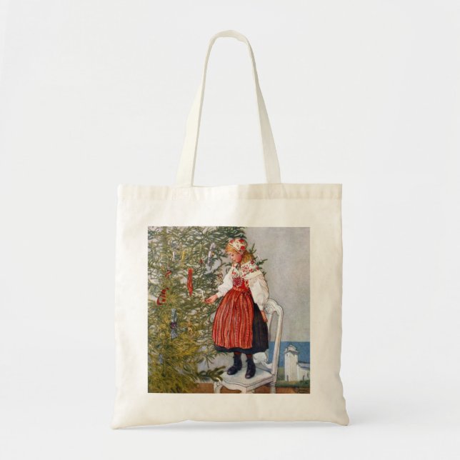 Weihnachtsbaum-Taschen-Tasche Karls Larsson Tragetasche (Vorne)