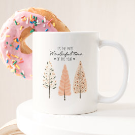 Weihnachtsbaum-Tasse - Minimaler Hygge-Stil Zweifarbige Tasse