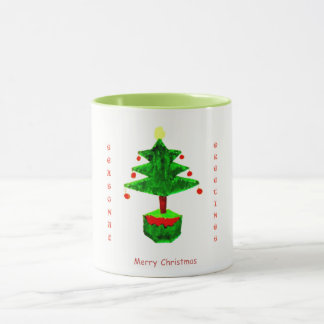 Weihnachtsbaum-Tasse Tasse