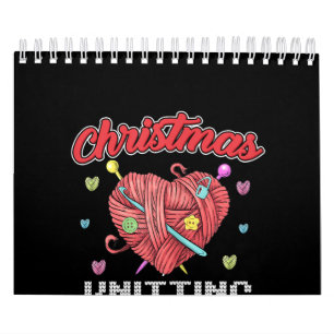 Weihnachtsbaum-Team Heart Garn Crochet Kalender