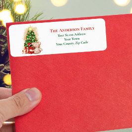 Weihnachtsbaum Teddy Name