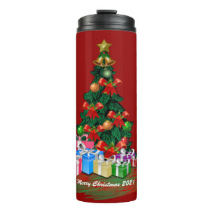 Weihnachtsbaum Thermal Tumbler Thermosbecher
