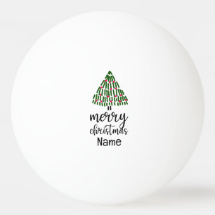 Weihnachtsbaum Tischtennisball
