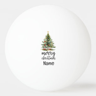 Weihnachtsbaum Tischtennisball