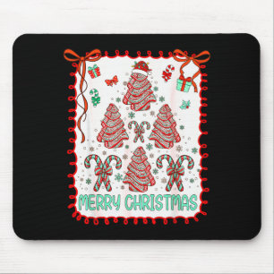 Weihnachtsbaum-Torten Lustig Debbie Becky Jen Tort Mousepad