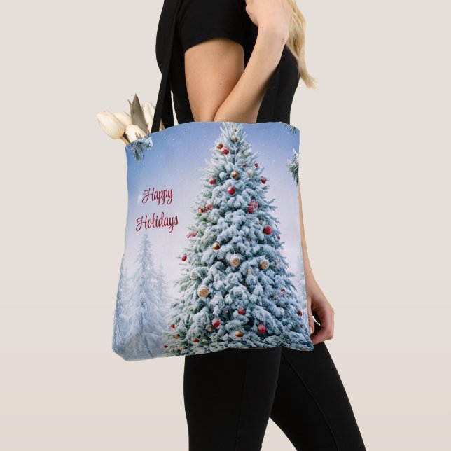 Weihnachtsbaum Tote Tasche (Von Nahem)