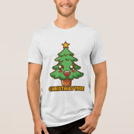 Weihnachtsbaum Tri-Blend Shirt