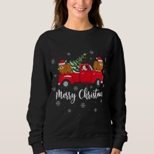 Weihnachtsbaum Truck Chow Chow Ch Sweatshirt