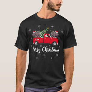 Weihnachtsbaum Truck Hippopotamus Chr T-Shirt