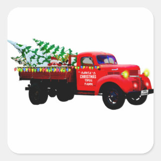 Weihnachtsbaum Truck Sticker