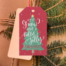 Weihnachtsbaum Typografie Red Burgundy Sage Green