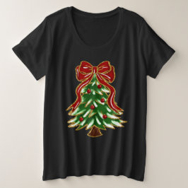 Weihnachtsbaum und Bow-T - Shirt