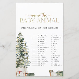 Weihnachtsbaum und Geschenke Name-des-Babytiers-Sp