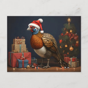 Weihnachtsbaum und Geschenke Postkarte