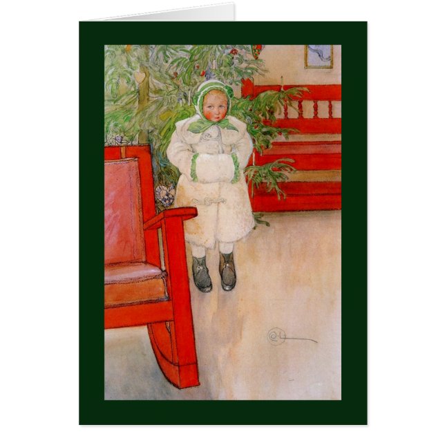 Weihnachtsbaum und Kleine Snowsuit Girl (Vorne)