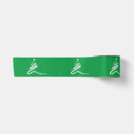 Weihnachtsbaum und Snowfall Satin Ribbon Satinband