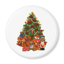 Weihnachtsbaum und Teddy Bears