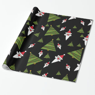 Weihnachtsbaum und Weihnachtsbaum anpassen, Geschenkpapier