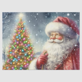 Weihnachtsbaum und Weihnachtsfeiertag Seidenpapier