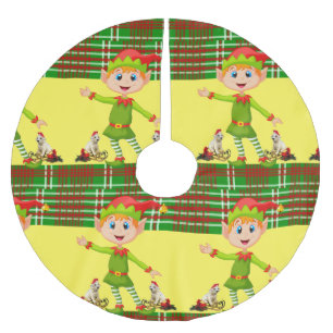 Weihnachtsbaum-Unterlage Polyester Weihnachtsbaumdecke