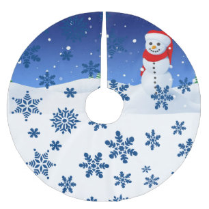 Weihnachtsbaum-Unterlage Polyester Weihnachtsbaumdecke