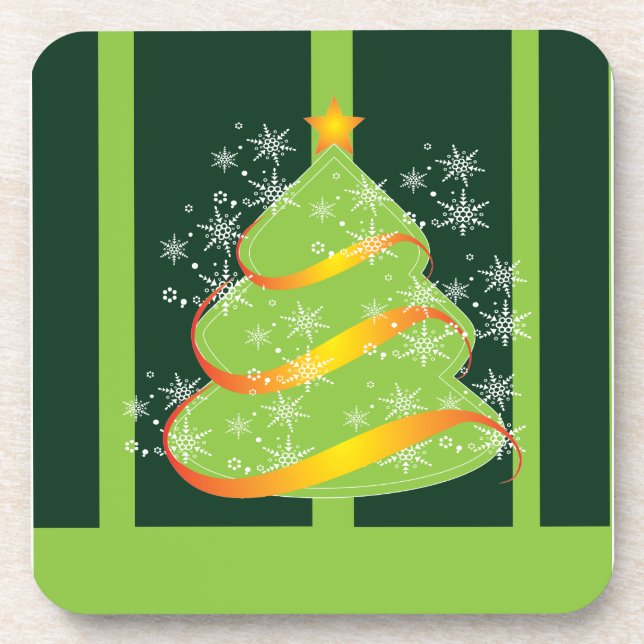 Weihnachtsbaum Untersetzer (Vorderseite)