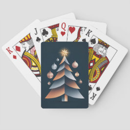 Weihnachtsbaum-Vektor-Kartenspiel Spielkarten