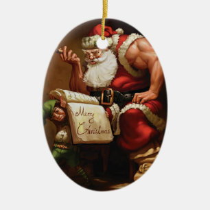 Weihnachtsbaum-Verzierung - für Bodybuilding Keramikornament
