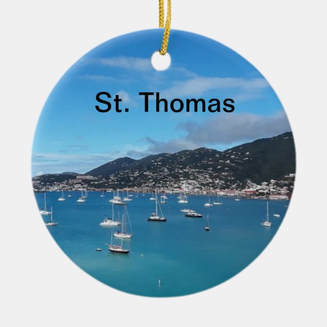 Weihnachtsbaum-Verzierung Keramik Ornament (Vorne)