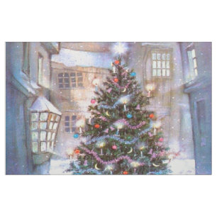 Weihnachtsbaum Vintag Stoff
