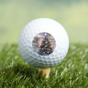 Weihnachtsbaum Vintage Golfball